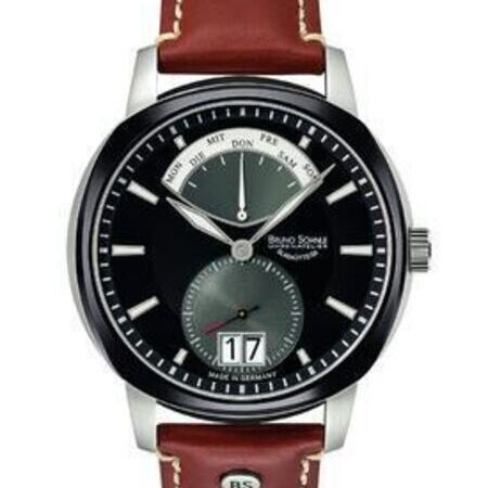 Eine Uhr von Bruno Söhnle auf weißem Untergrund